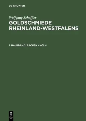 Scheffler |  Aachen - Köln | Buch |  Sack Fachmedien