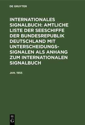 Jan. 1955 | Buch | sack.de
