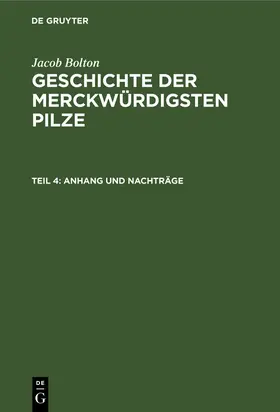 Anhang und Nachträge | Buch | 978-3-11-124968-1 | www.sack.de