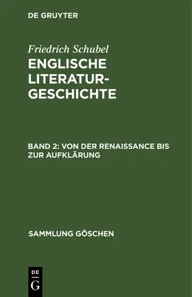 Schubel |  Von der Renaissance bis zur Aufklärung | Buch |  Sack Fachmedien