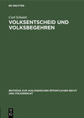 Schmitt |  Volksentscheid und Volksbegehren | Buch |  Sack Fachmedien