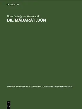 Gottschalk |  Die M¿¿ar¿¿ijj¿n | Buch |  Sack Fachmedien