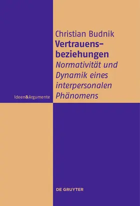 Budnik |  Vertrauensbeziehungen | Buch |  Sack Fachmedien