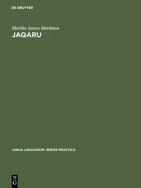 Hardman |  Jaqaru | Buch |  Sack Fachmedien