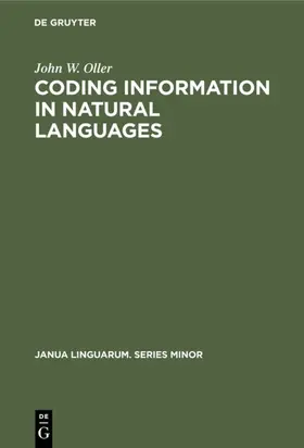 Oller |  Coding information in natural languages | Buch |  Sack Fachmedien