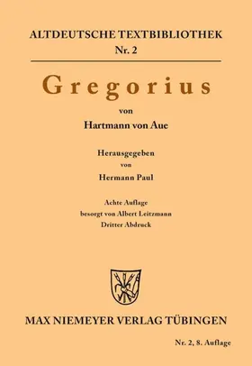 Hartmann von Aue / Leitzmann / Paul |  Gregorius | Buch |  Sack Fachmedien