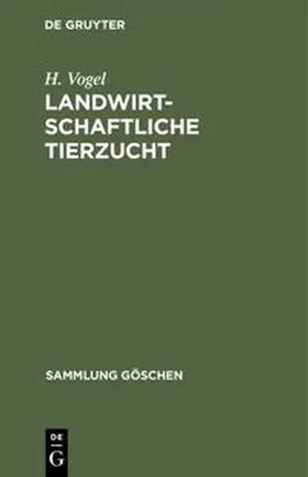 Vogel |  Landwirtschaftliche Tierzucht | Buch |  Sack Fachmedien