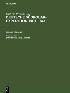 Pax | Die Aktinien | Buch | 978-3-11-129885-6 | www.sack.de