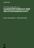 Elster / Stier-Somlo |  Reichsgericht - Territorialprinzip | Buch |  Sack Fachmedien