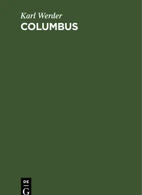 Werder |  Columbus | Buch |  Sack Fachmedien