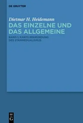 Heidemann | Kants Begründung des Stämmedualismus | E-Book | www.sack.de