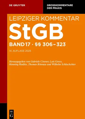 Baur / König / Mayer |  Leipziger Kommentar. StGB. Band 17: §§ 306-323 | eBook | Sack Fachmedien