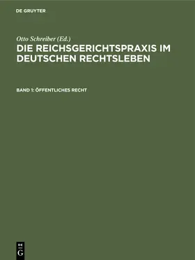 Schreiber |  Öffentliches Recht | Buch |  Sack Fachmedien