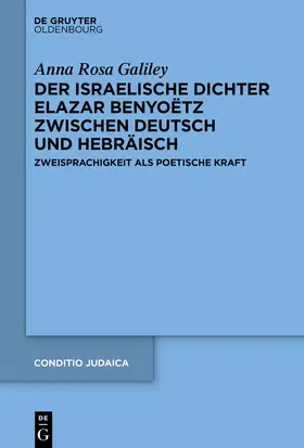 Galiley |  Der israelische Dichter Elazar Benyoëtz zwischen Deutsch und Hebräisch | Buch |  Sack Fachmedien