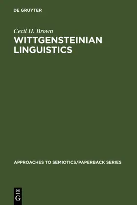 Brown |  Wittgensteinian linguistics | eBook | Sack Fachmedien