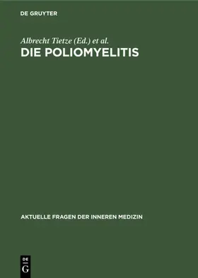  Die Poliomyelitis | eBook | Sack Fachmedien