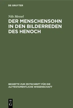 Messel |  Der Menschensohn in den Bilderreden des Henoch | eBook | Sack Fachmedien