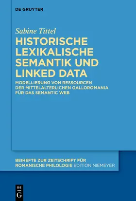 Tittel |  Historische lexikalische Semantik und Linked Data | eBook | Sack Fachmedien