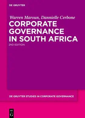 Maroun / Cerbone |  Corporate Governance in South Africa | Buch |  Sack Fachmedien