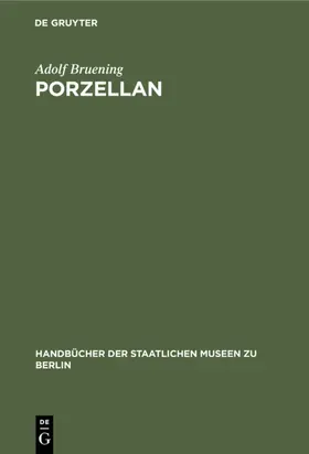Bruening |  Porzellan | eBook | Sack Fachmedien