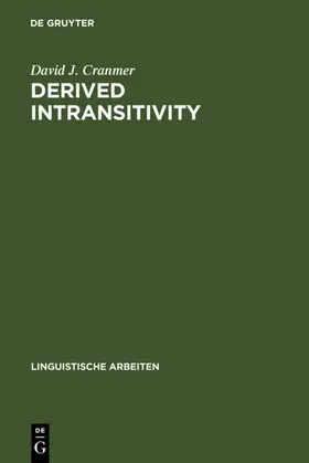 Cranmer | Derived Intransitivity | E-Book | www.sack.de