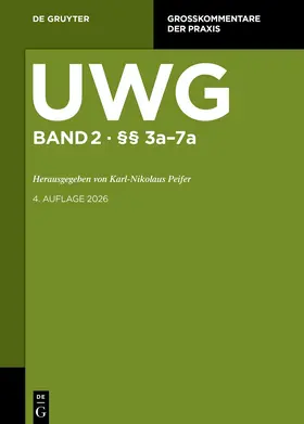 Dornis / Eichelberger / Glöckner |  §§ 3a-7a | Buch |  Sack Fachmedien