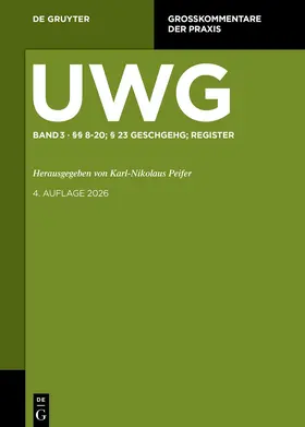 Lerach / Hoppe / Poelzig |  Großkommentare der Praxis §§ 8-20; § 23 GeschGehG; Register | Buch |  Sack Fachmedien