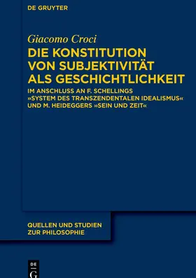 Croci |  Die Konstitution von Subjektivität als Geschichtlichkeit | eBook | Sack Fachmedien