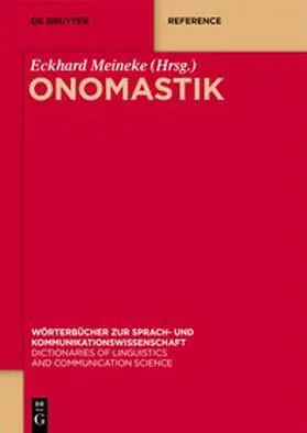 Meineke |  Onomastik | eBook | Sack Fachmedien