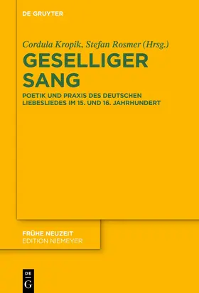 Kropik / Rosmer |  Geselliger Sang | Buch |  Sack Fachmedien