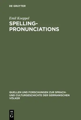 Koeppel |  Spelling-pronunciations | eBook | Sack Fachmedien