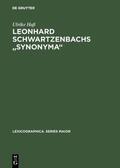 Haß |  Leonhard Schwartzenbachs "Synonyma" | eBook | Sack Fachmedien