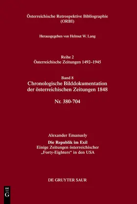 Lang |  Chronologische Bilddokumentation der österreichischen Zeitungen 1848 | eBook | Sack Fachmedien