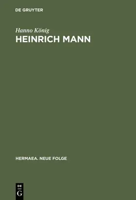 König | Heinrich Mann | E-Book | www.sack.de