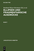Meyer-Hermann / Rieser |  Ellipsen und fragmentarische Ausdrücke | eBook | Sack Fachmedien
