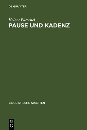 Pürschel |  Pause und Kadenz | eBook | Sack Fachmedien