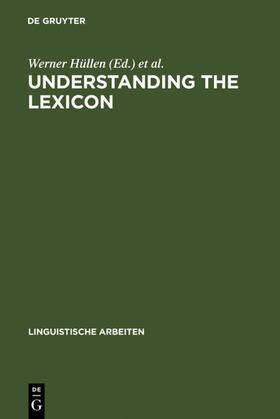 Hüllen / Schulze |  Understanding the lexicon | eBook | Sack Fachmedien