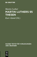 Luther / Aland |  Martin Luthers 95 Thesen | eBook | Sack Fachmedien