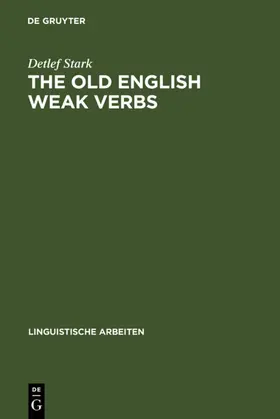 Stark | The old English weak verbs | E-Book | www.sack.de
