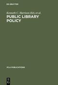 Harrison |  Public Library Policy | eBook | Sack Fachmedien