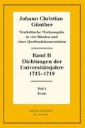Bölhoff |  Dichtungen der Universitätsjahre 1715-1719 | Buch |  Sack Fachmedien