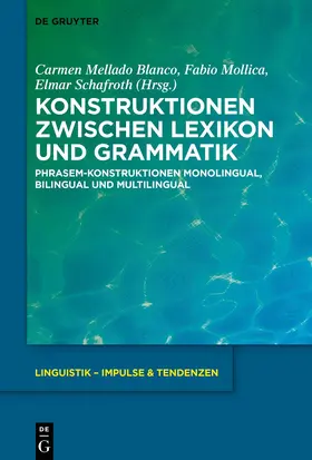 Mellado Blanco / Schafroth / Mollica |  Konstruktionen zwischen Lexikon und Grammatik | Buch |  Sack Fachmedien