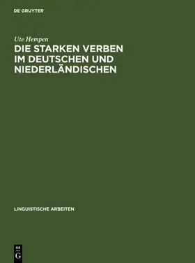Hempen |  Die starken Verben im Deutschen und Niederländischen | eBook | Sack Fachmedien