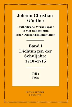 Bölhoff |  Dichtungen der Schuljahre 1710-1715 | Buch |  Sack Fachmedien