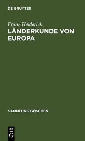 Heiderich |  Länderkunde von Europa | eBook | Sack Fachmedien