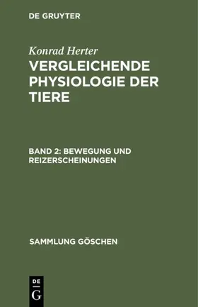 Herter |  Bewegung und Reizerscheinungen | eBook | Sack Fachmedien