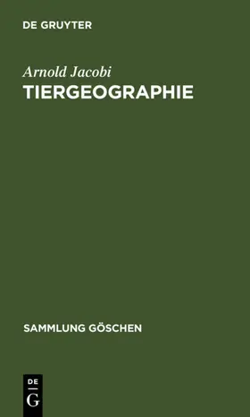Jacobi | Tiergeographie | E-Book | www.sack.de