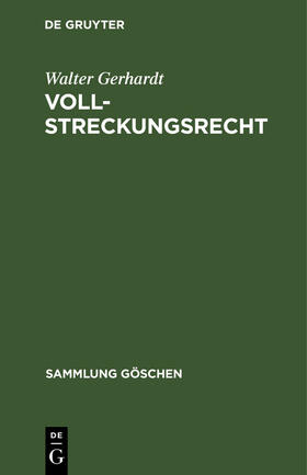 Gerhardt | Vollstreckungsrecht | E-Book | sack.de