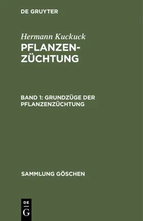 Kuckuck |  Grundzüge der Pflanzenzüchtung | eBook | Sack Fachmedien