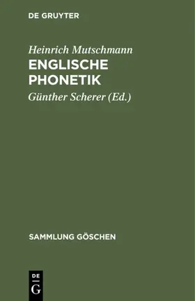 Mutschmann / Scherer |  Englische Phonetik | eBook | Sack Fachmedien